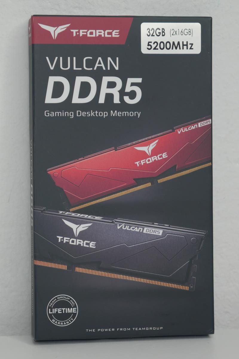Review T-Force Vulcan DDR5 5200 Mhz 166