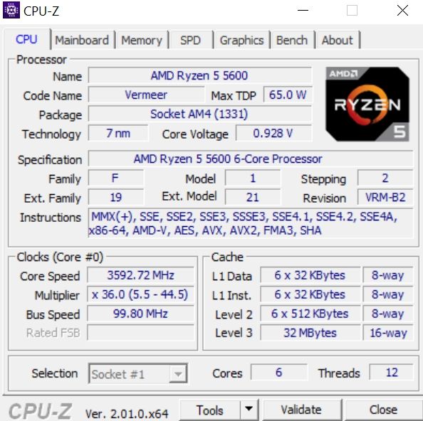 Review AMD Ryzen 5 5600 556