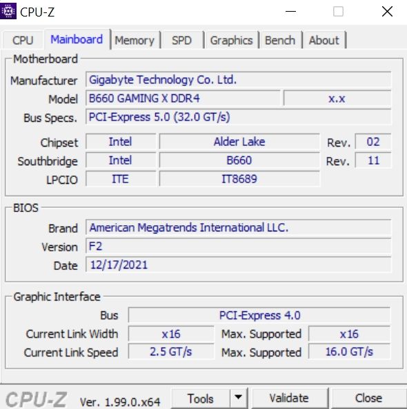 Review Gigabyte B660 Gaming X DDR4 130