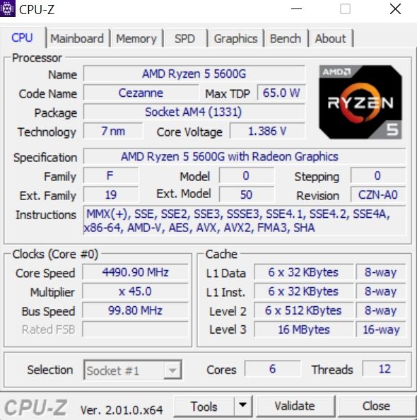 Review AMD Ryzen 5 5600G 672