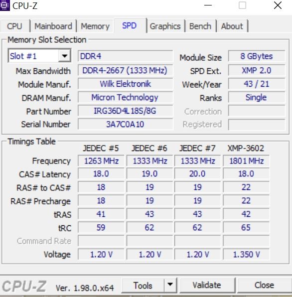 Review IRDM RGB DDR4 3600 Mhz 219