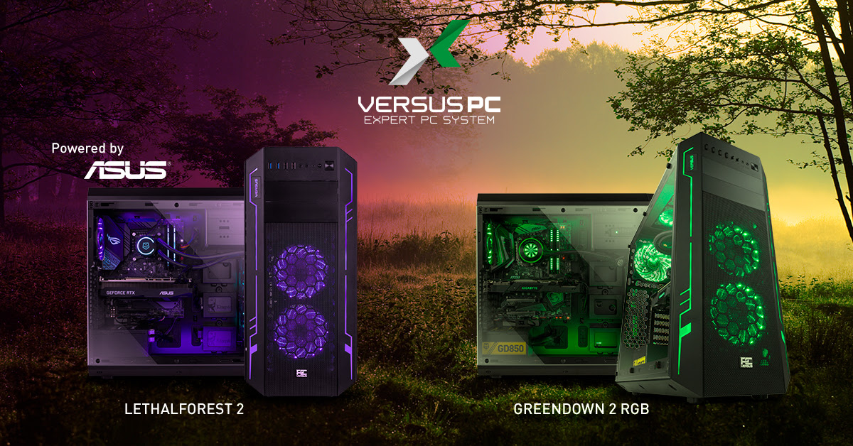 LethalForest 2 y GreenDawn 2, los nuevos ordenadores de Versus PC 2 Versus Pc