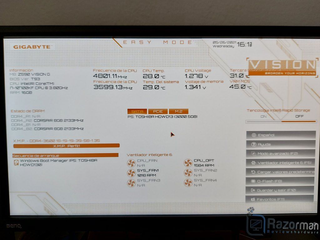 Review GIGABYTE Z590 Vision G 26 Review GIGABYTE Z590 Vision G 25