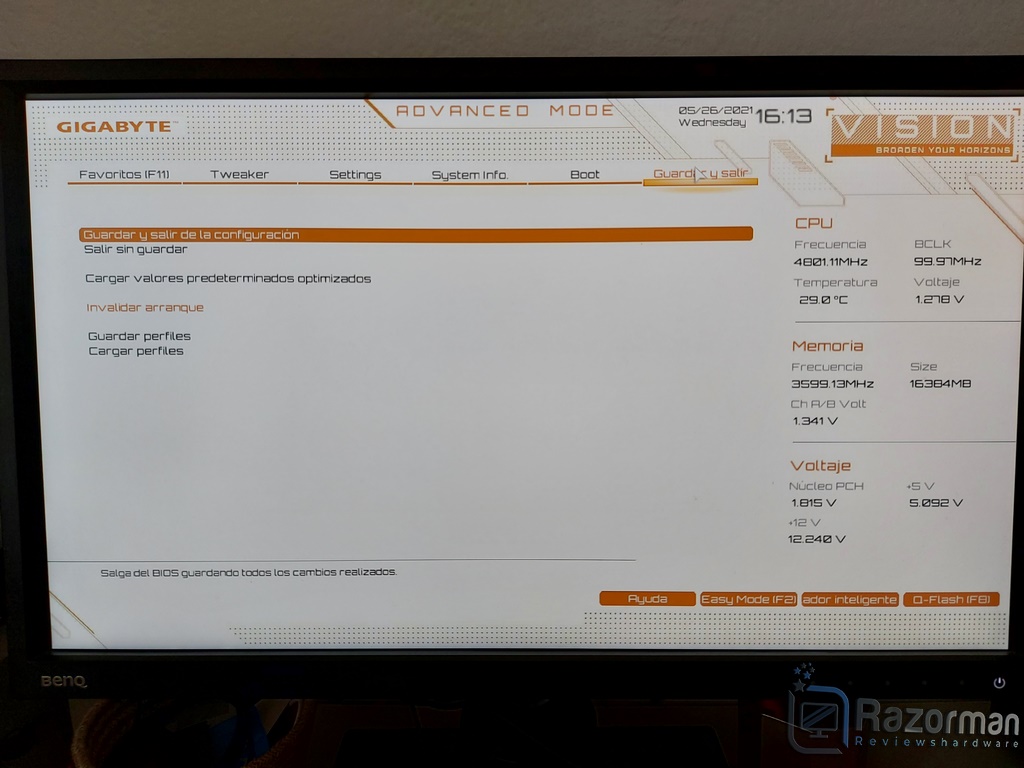 Review GIGABYTE Z590 Vision G 31 Review GIGABYTE Z590 Vision G 30
