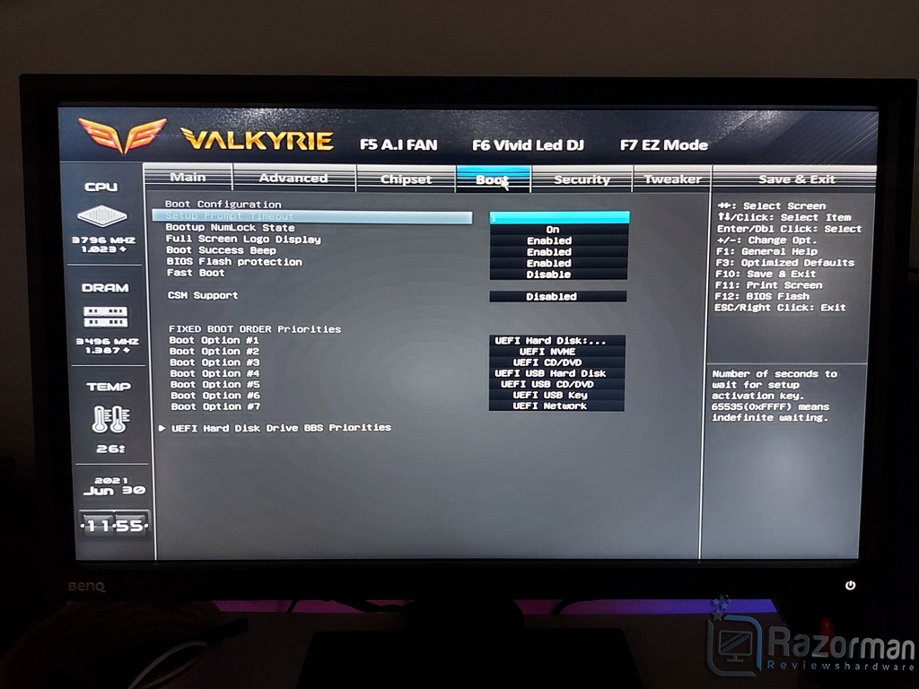 Review Biostar Z590i Valkyrie 26