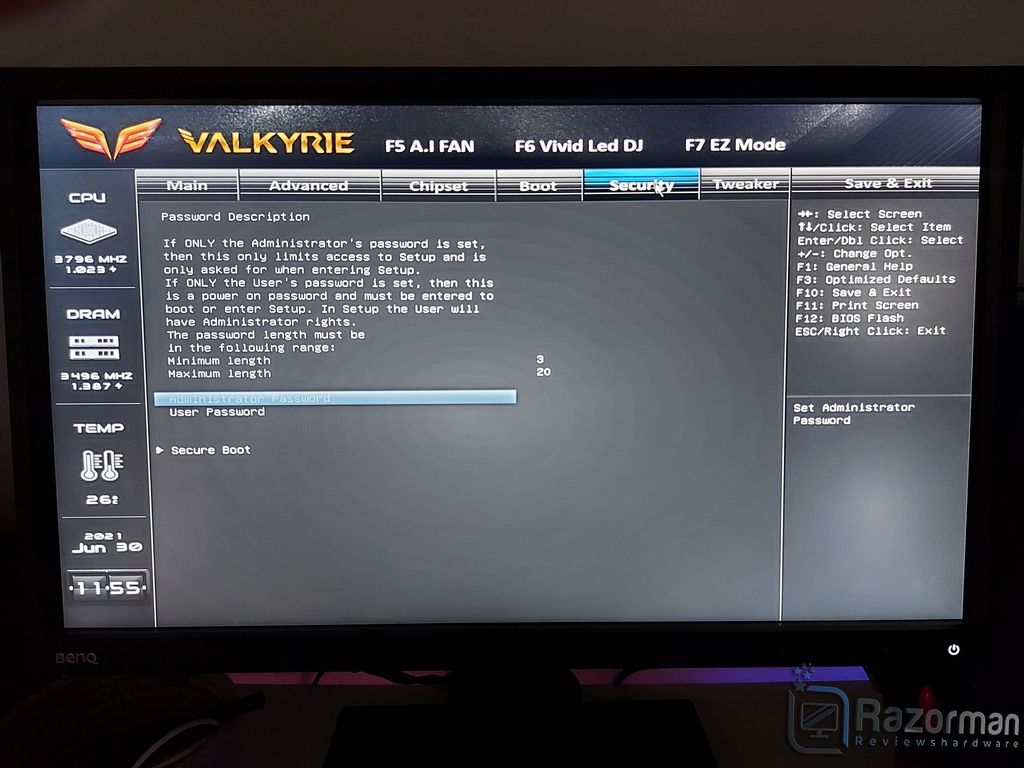 Review Biostar Z590i Valkyrie 27