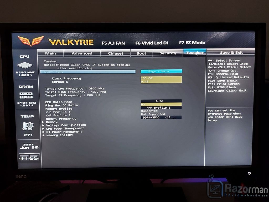 Review Biostar Z590i Valkyrie 28