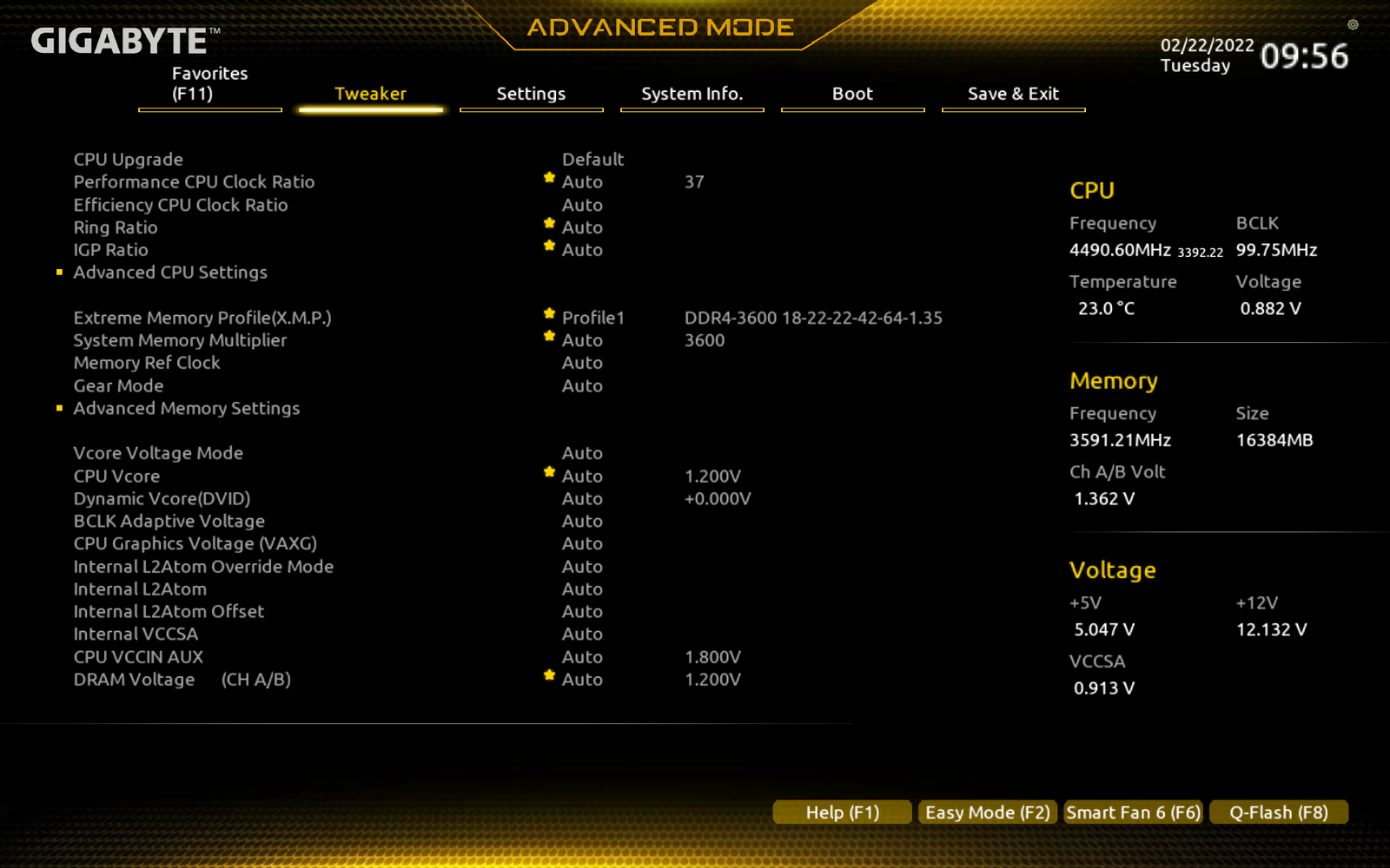 Review Gigabyte B660 Gaming X DDR4 23