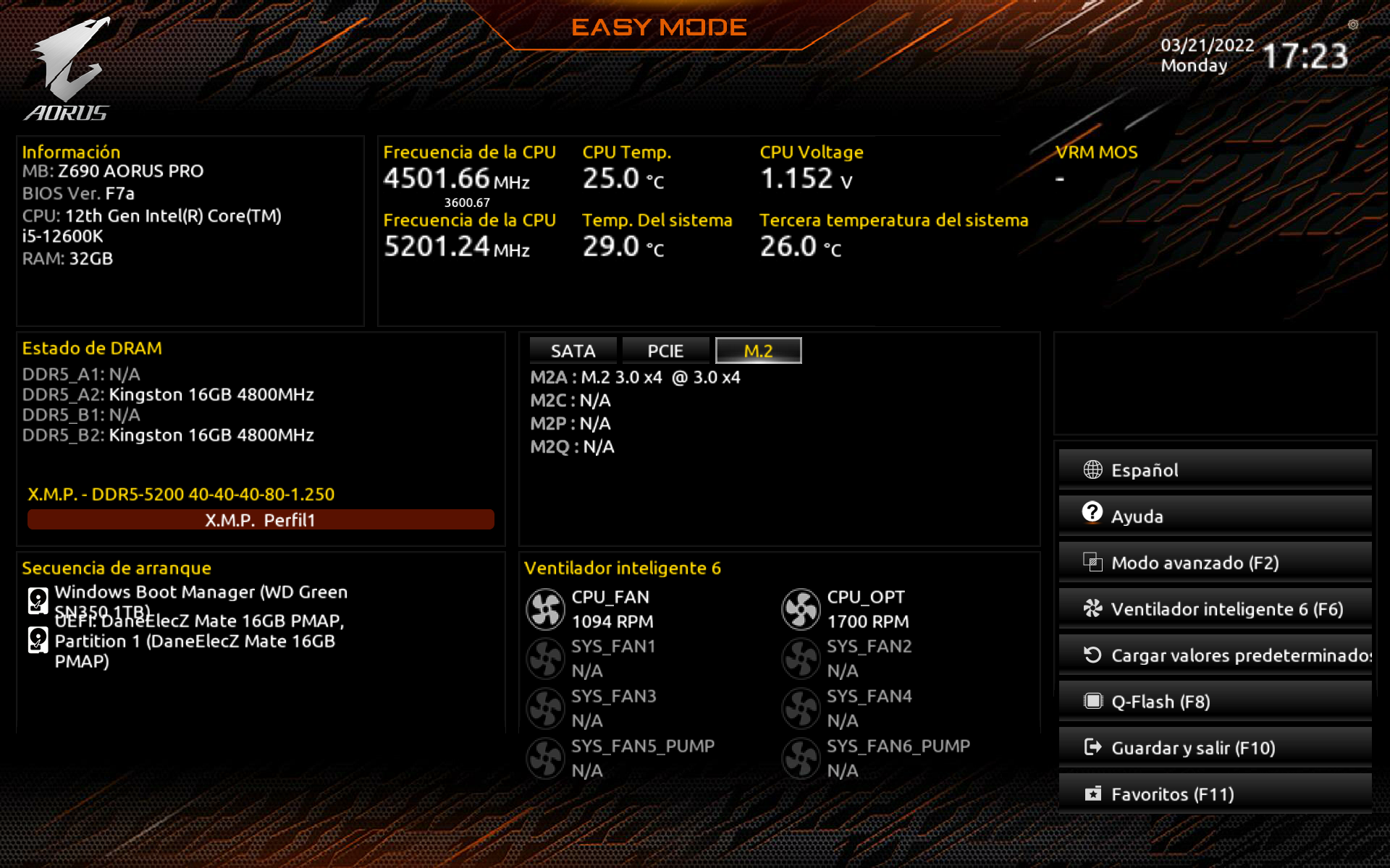 Review Aorus Z690 PRO 26 Review Aorus Z690 PRO 25