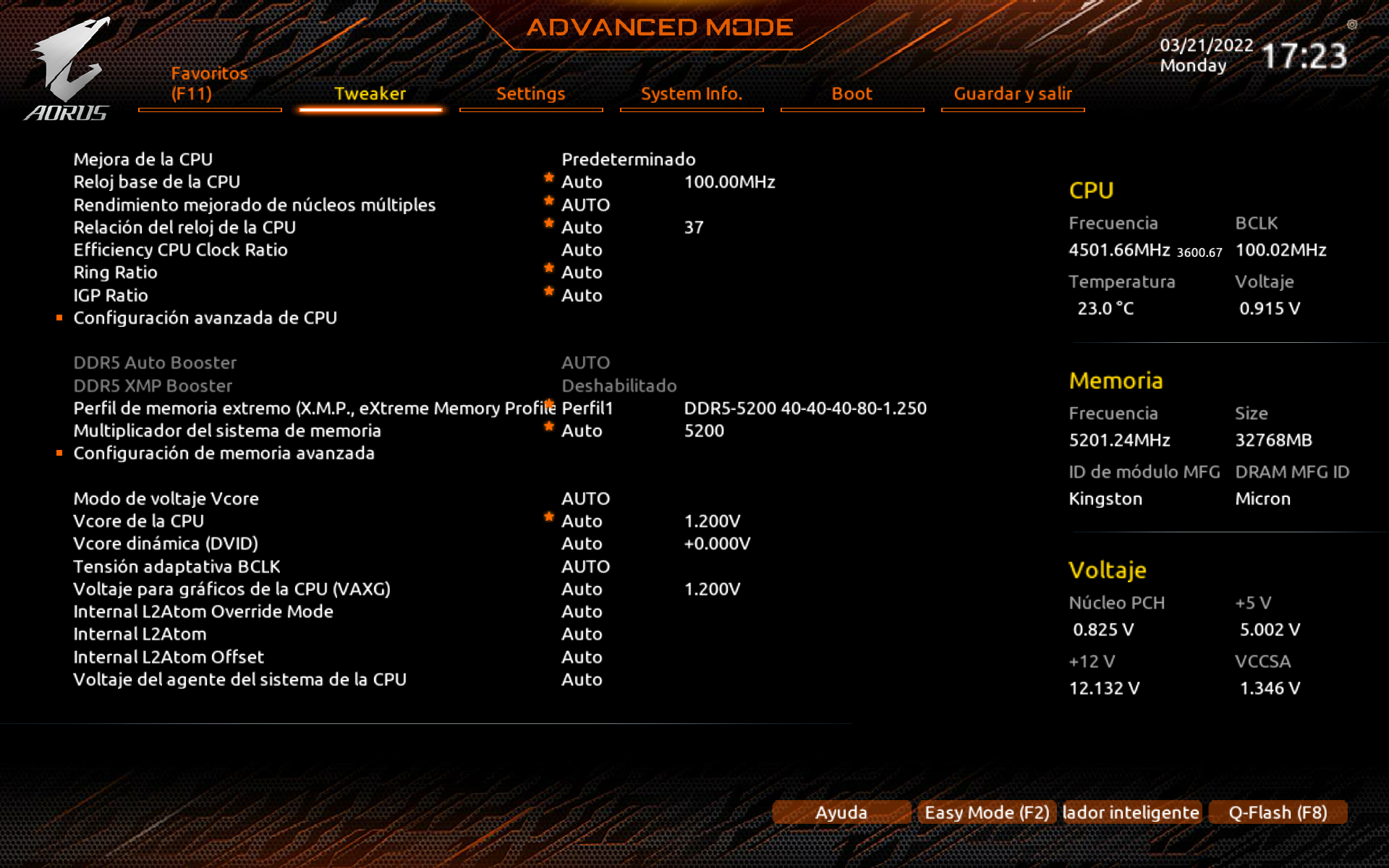 Review Aorus Z690 PRO 26