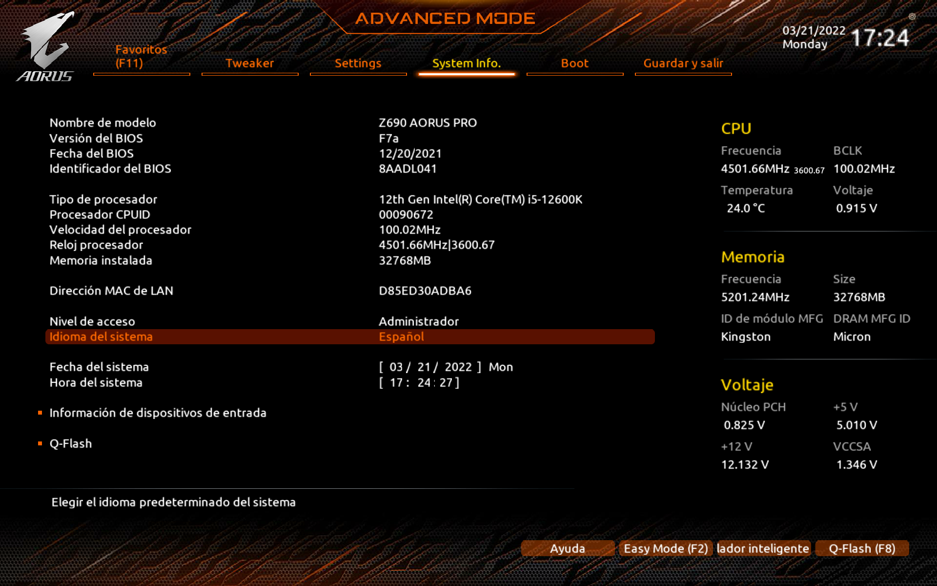 Review Aorus Z690 PRO 28