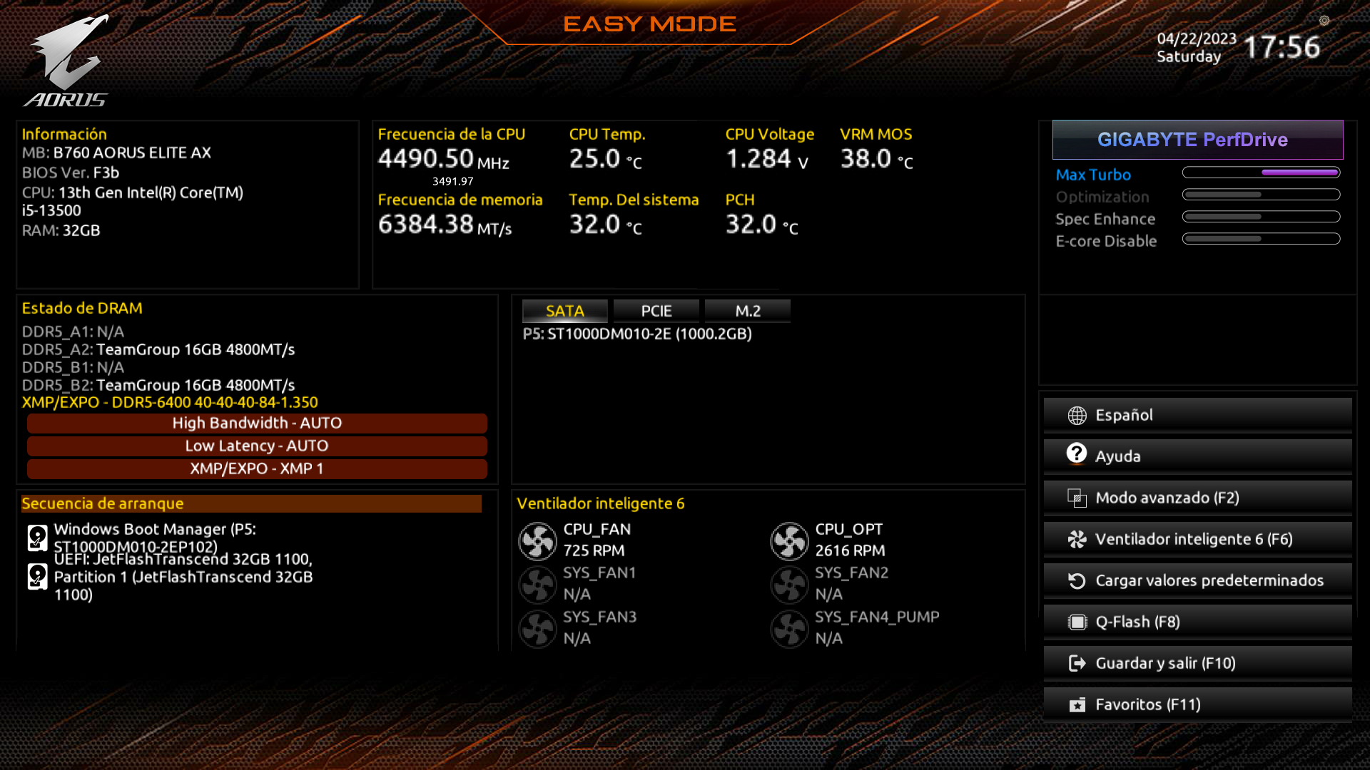 Review Aorus B760 Elite AX 25 Review Aorus B760 Elite AX 25