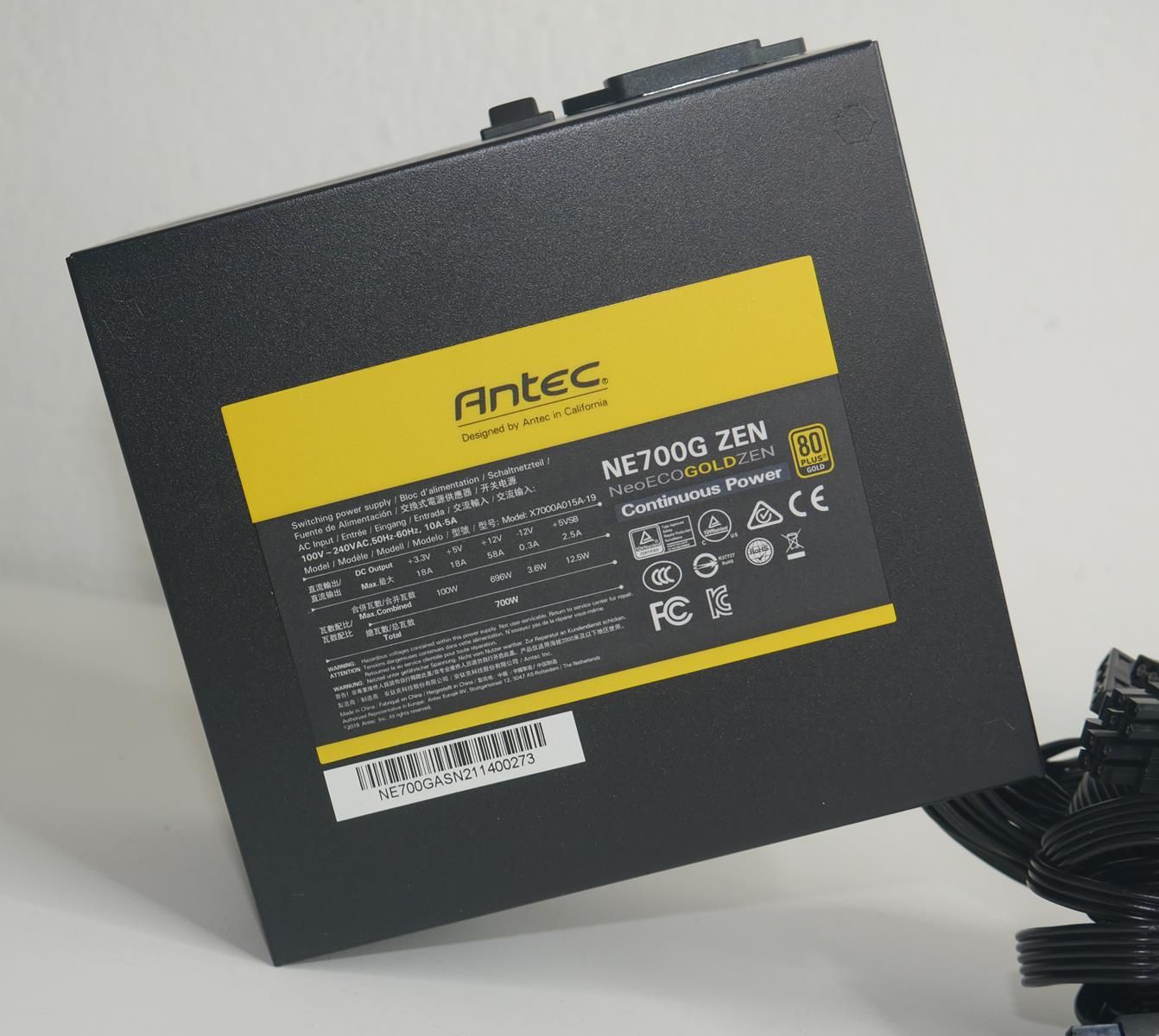 Review Antec Neo Eco Gold Zen 700W 12