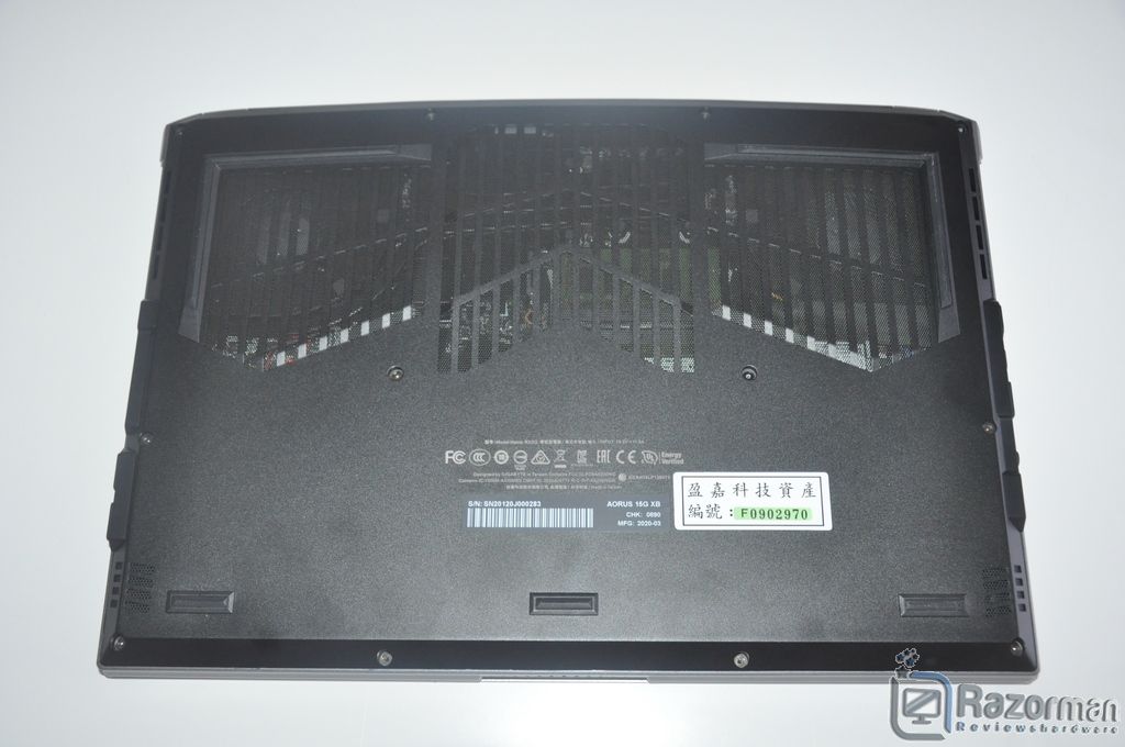 Review AORUS 15G XB 22 Review AORUS 15G XB 20