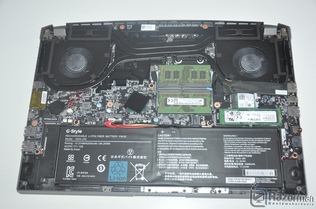 Review AORUS 15G XB 23 Review AORUS 15G XB 21
