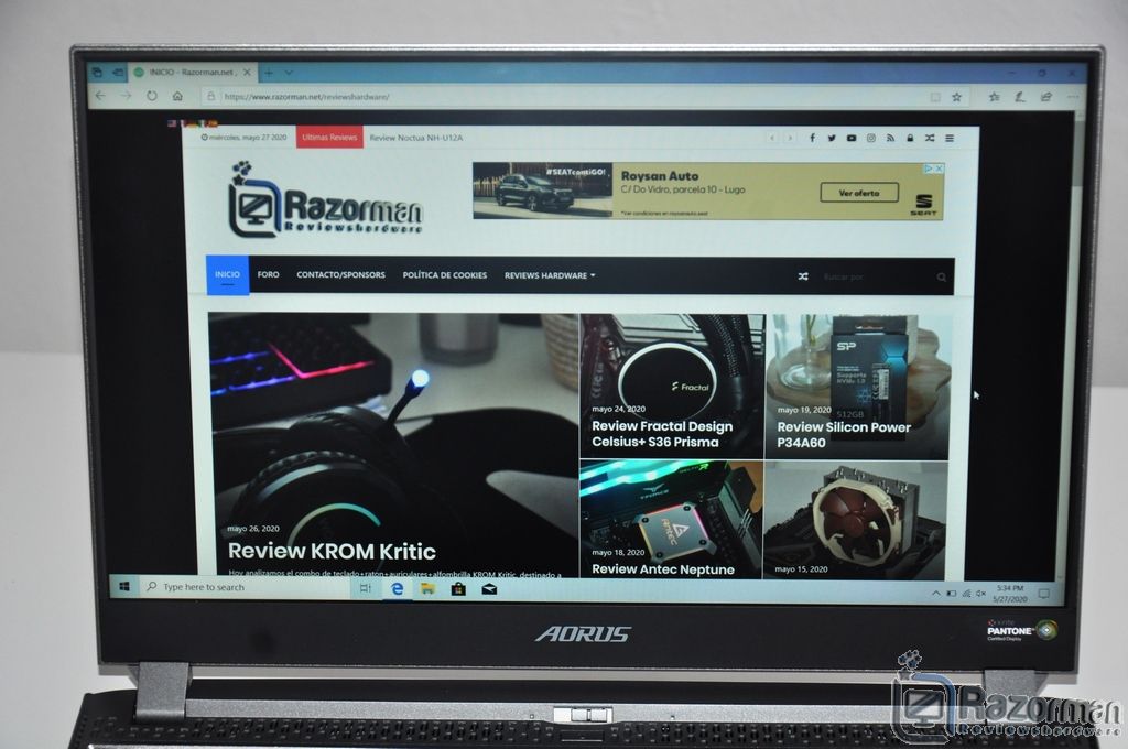 Review AORUS 15G XB 10