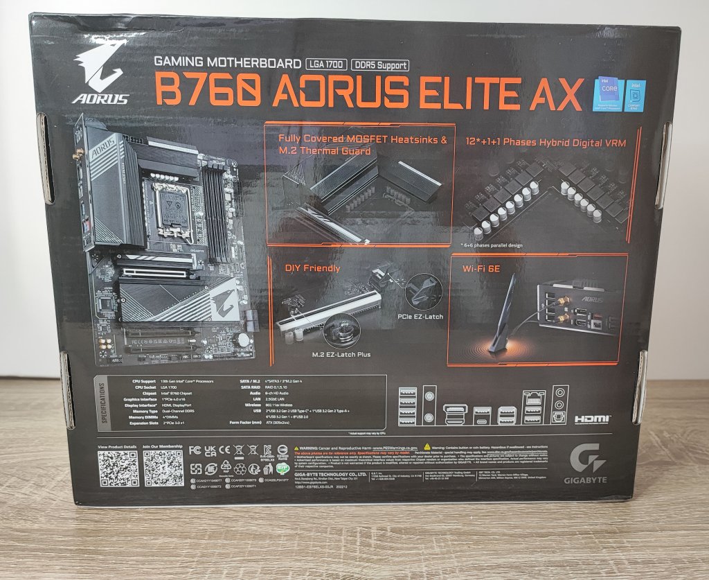 Review Aorus B760 Elite AX 5