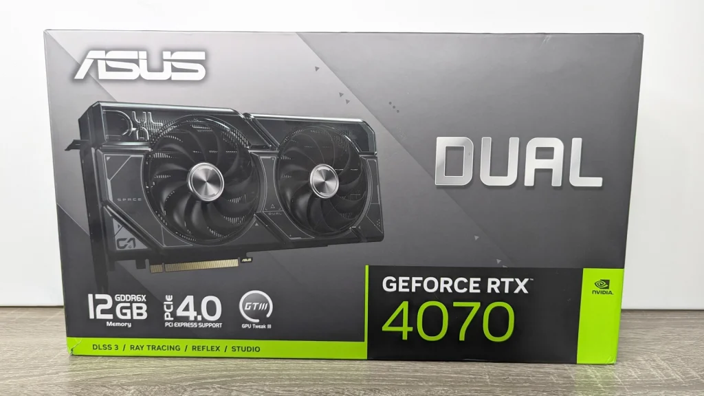 Review ASUS Dual Geforce RTX 4070 12 GB 406