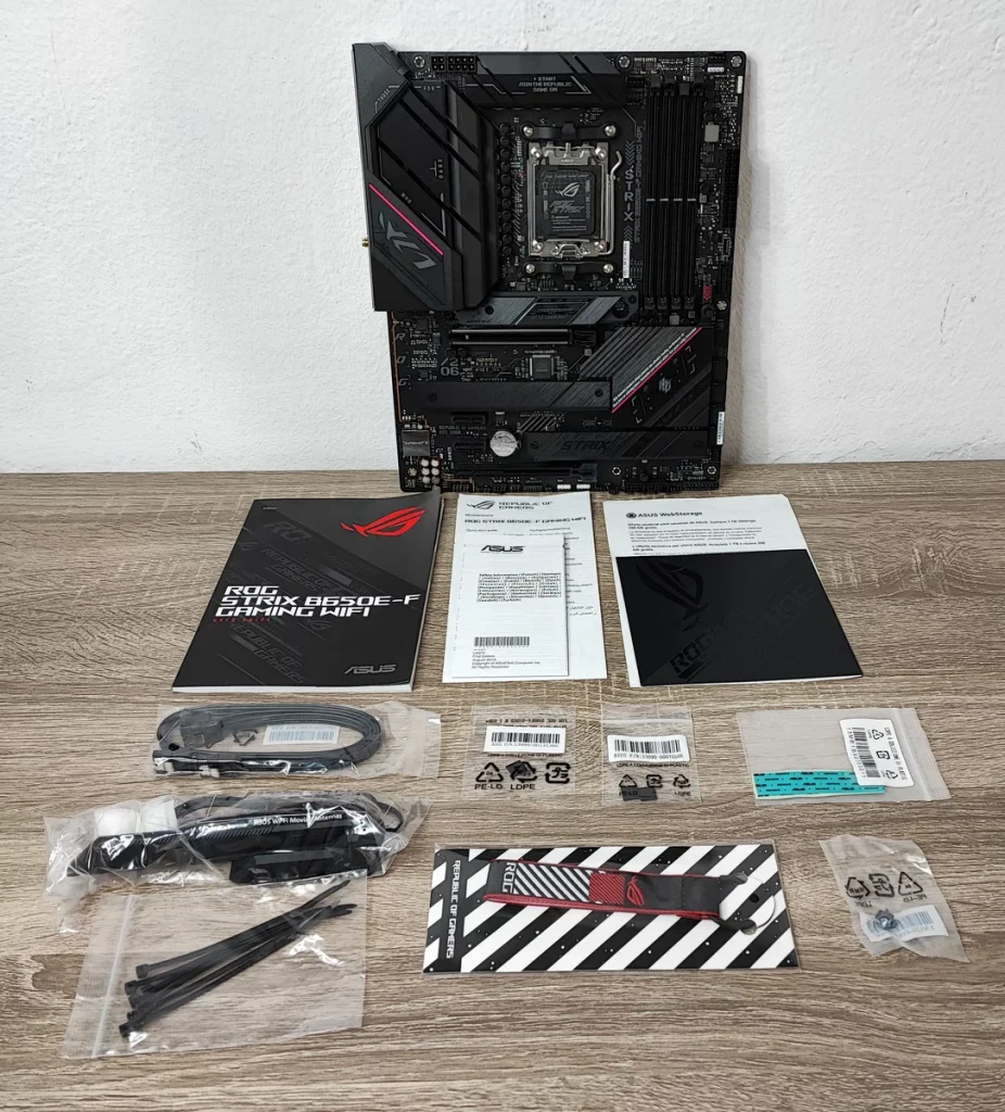Review ASUS Rog Strix B650E-F Gaming Wifi 7 Review ASUS Rog Strix B650E-F Gaming Wifi 7