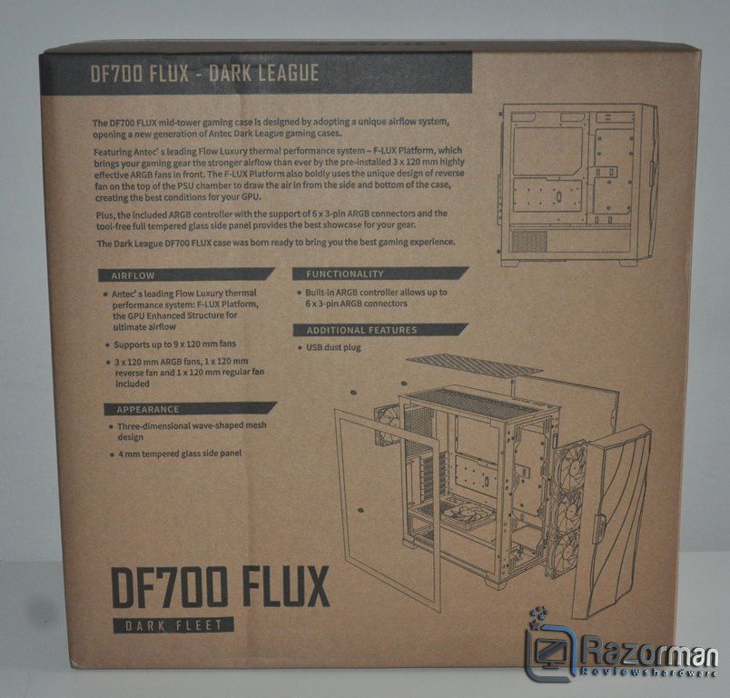 Review Antec DF700 Flux 3
