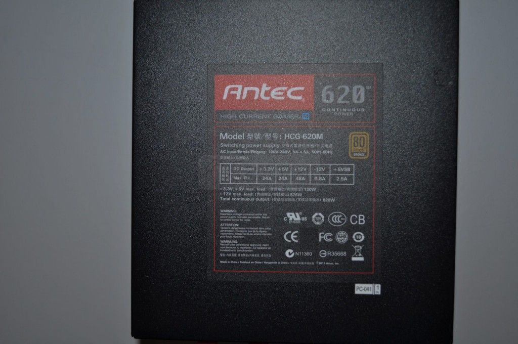 Review fuente alimentación Antec HCG-620M 21