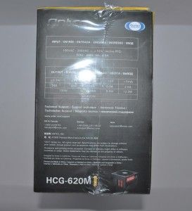 Review fuente alimentación Antec HCG-620M 8