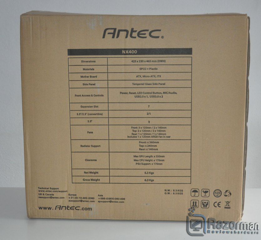 Review Antec NX400 4