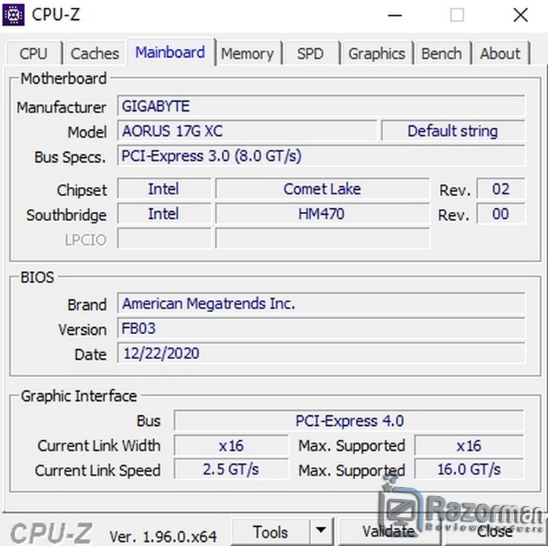 Review Aorus G17 XC 32