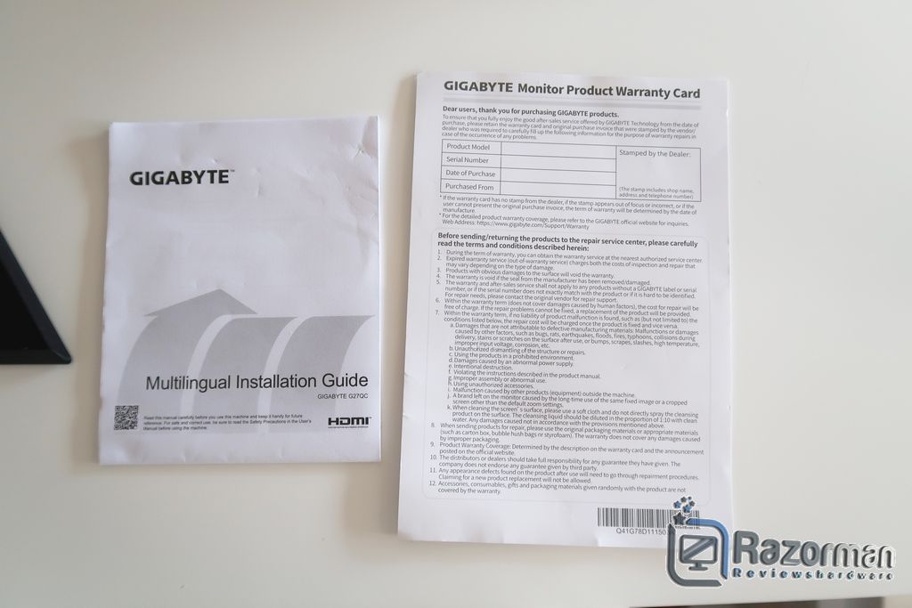 Review Gigabyte G27QC 8
