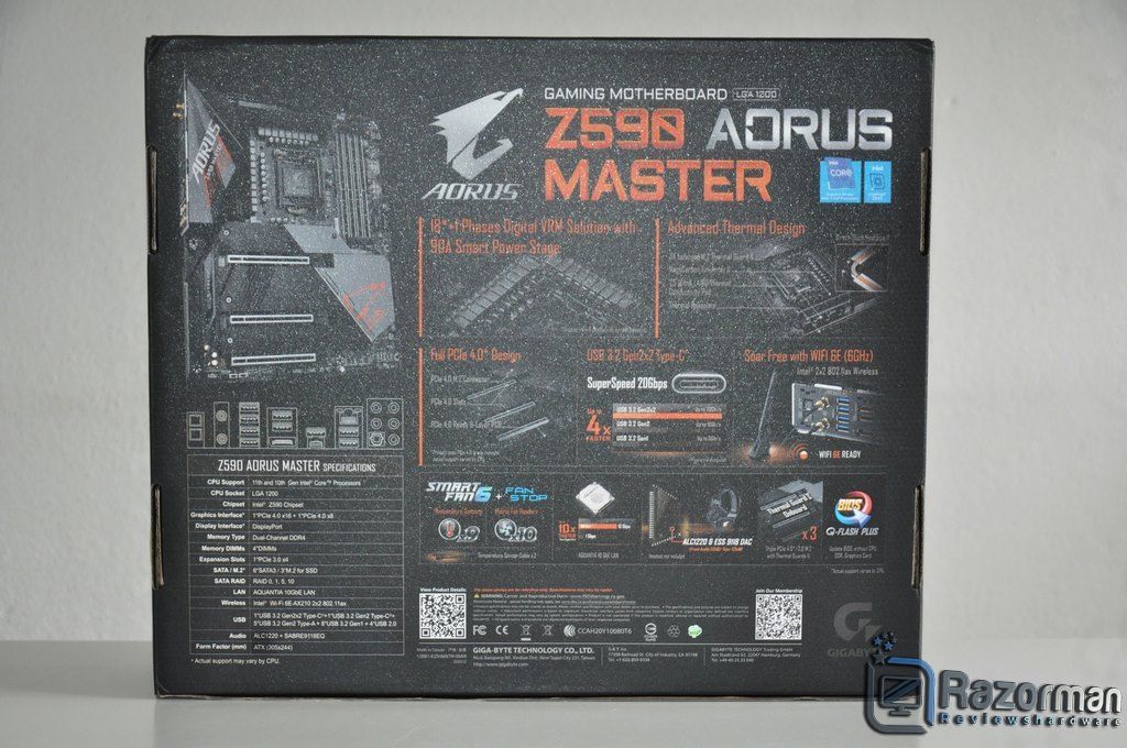 Review Aorus Z590 Master 4