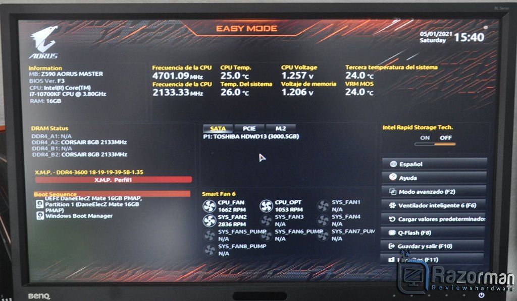 Review Aorus Z590 Master 22