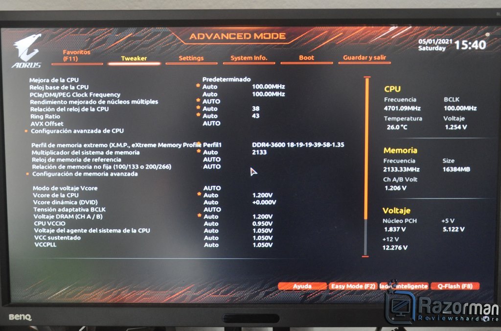 Review Aorus Z590 Master 23