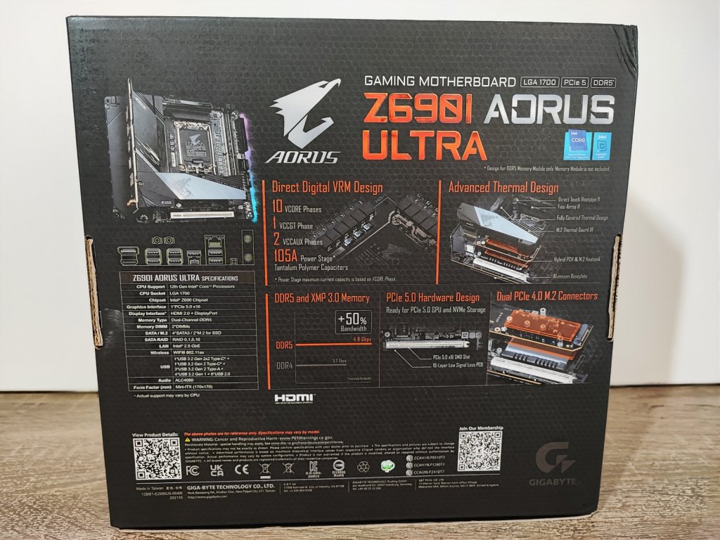Review Aorus Z690i ULTRA 5