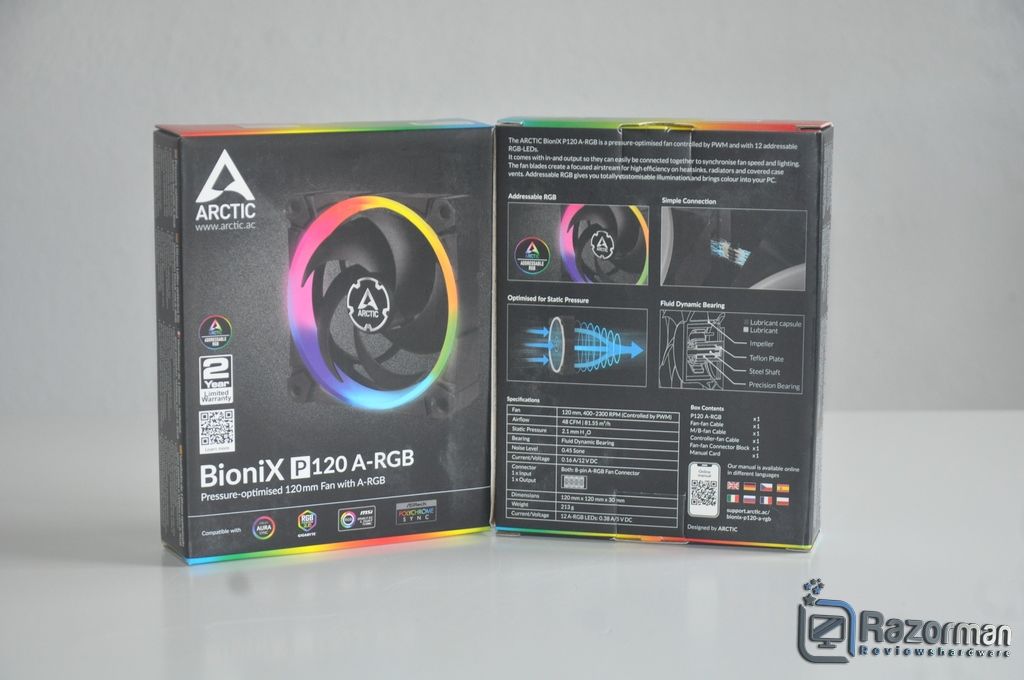 Review Arctic Bionix P120 A-RGB 2