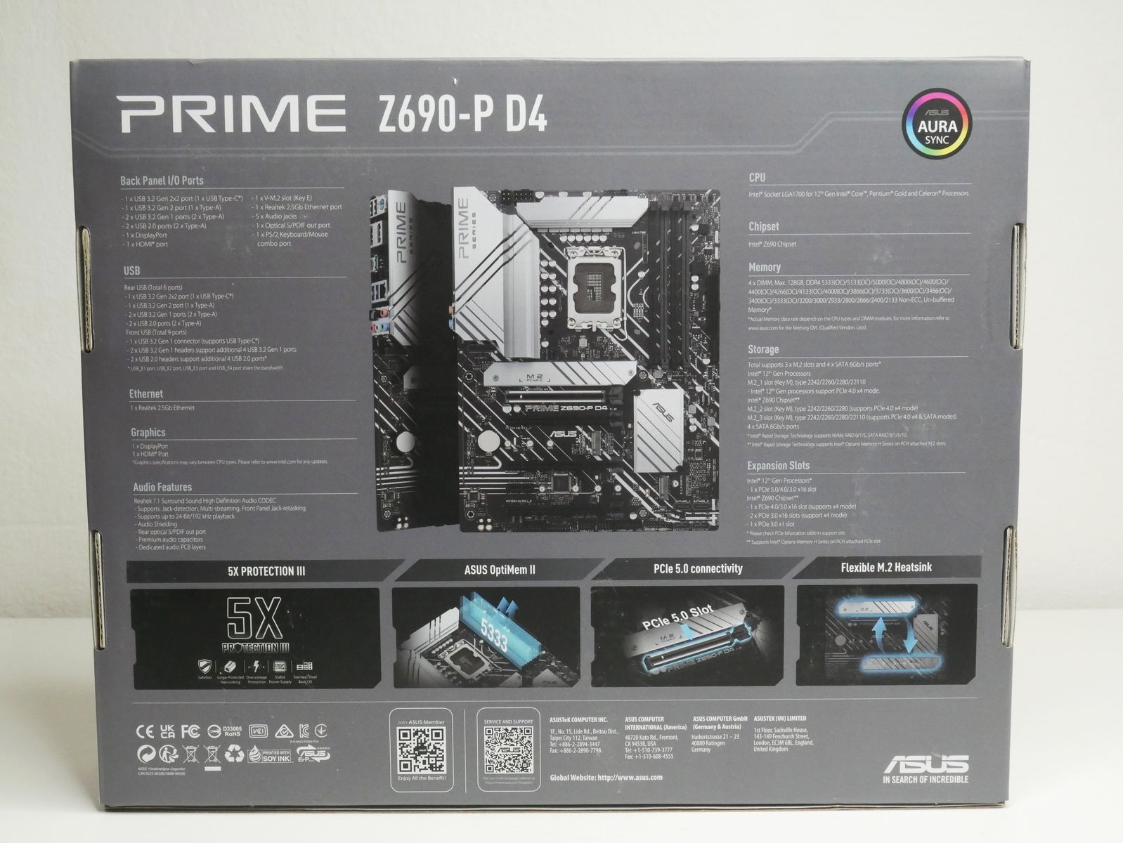 Review ASUS PRIME Z690-P D4 3