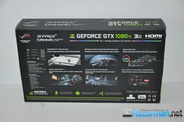 Review Asus Strix Gaming Geforce GTX 1080 Ti