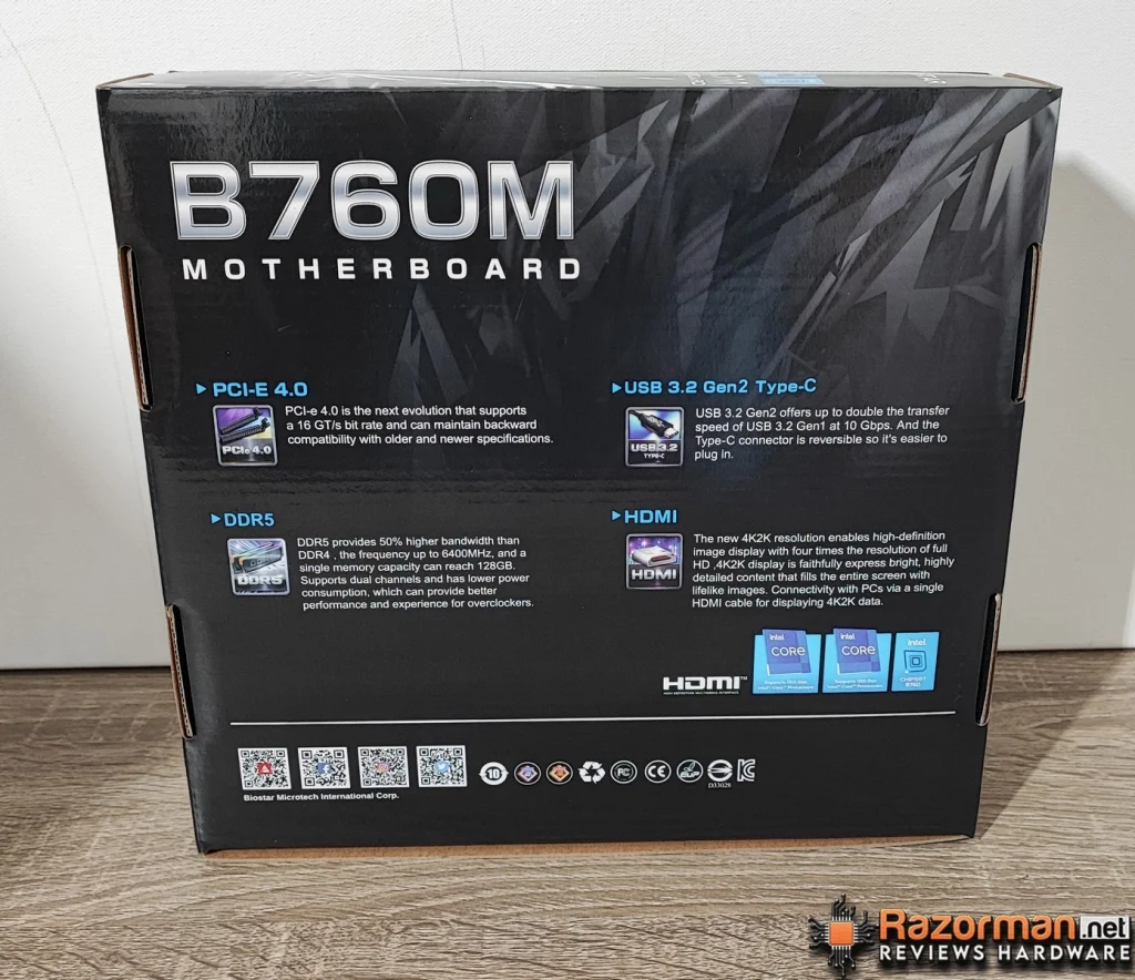 Review BIOSTAR B760MZ-E PRO 5