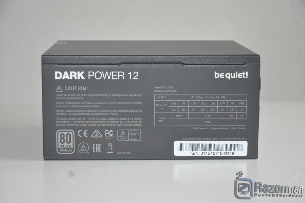 Review Be Quiet Dark Power 12 750W 5