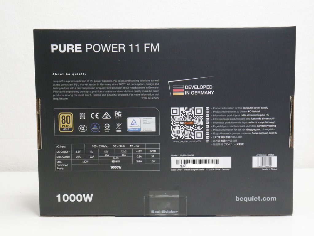 Review Be Quiet Pure Power 11 FM 1000W 5 Review Be Quiet Pure Power 11 FM 1000W 4