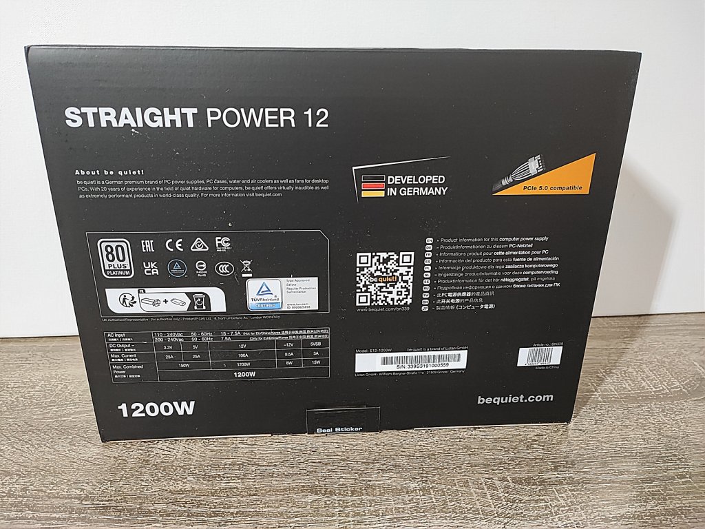 Review BE QUIET Straight Power12 1200W 137