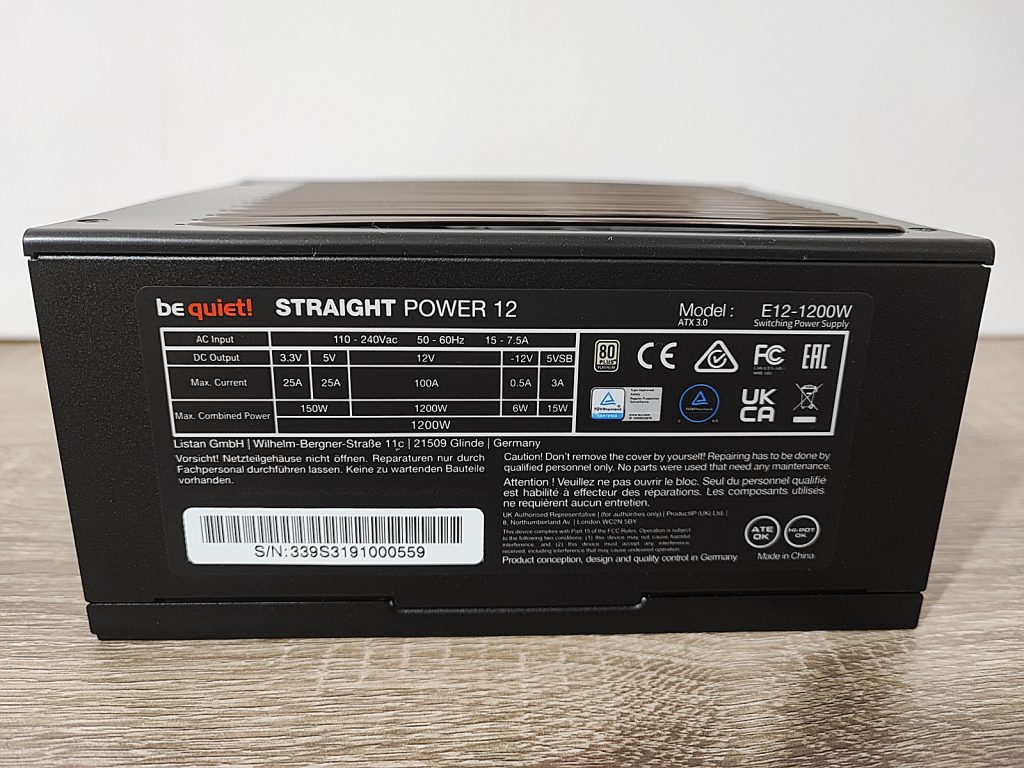 Review BE QUIET Straight Power12 1200W 142