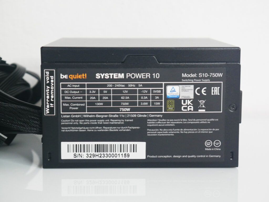 Review Be Quiet! System Power 10 750W 30