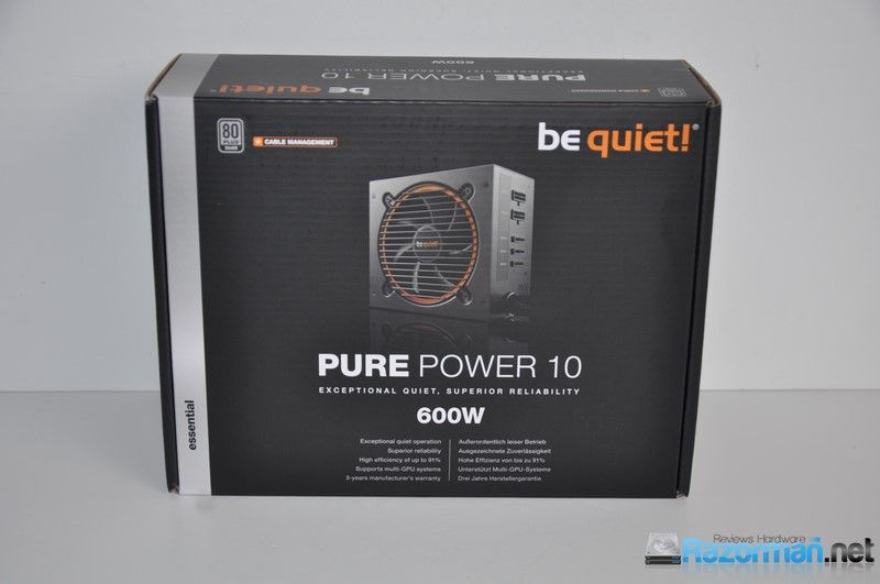 Review Be Quiet Pure Power 10 600W CM 4
