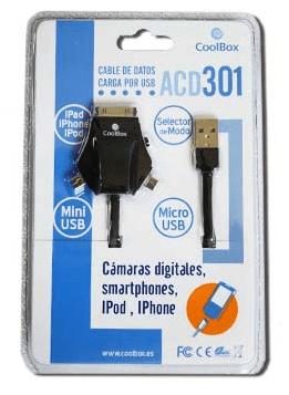 Cable datos CoolBox ACD301