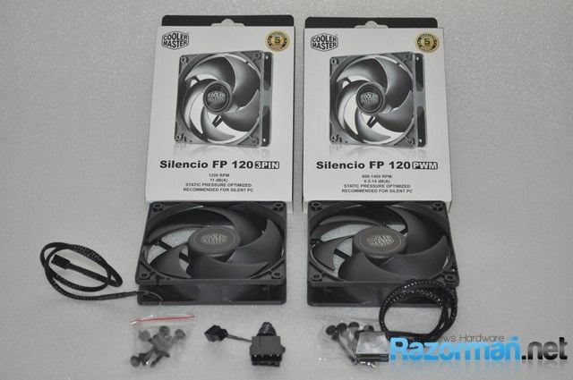 Review ventiladores Cooler Master Silencio FP 120 PWM y FP 120 3Pin 4