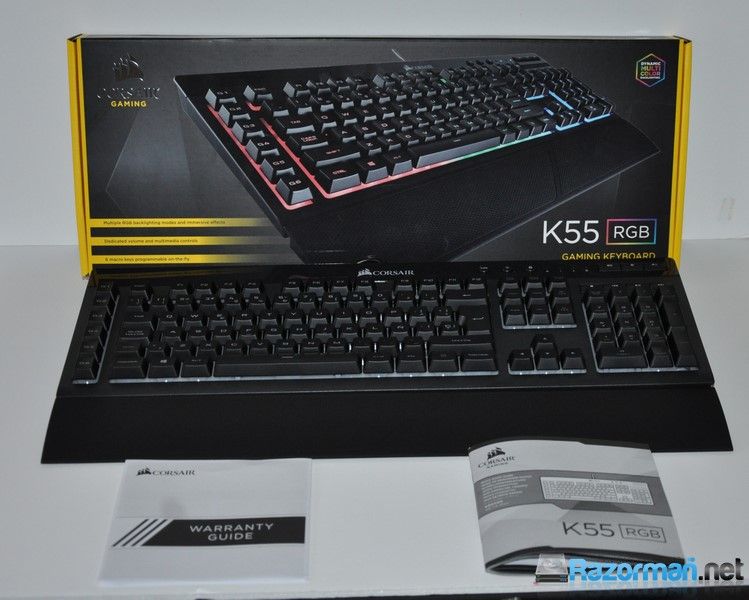 Review Corsair K55 RGB 6
