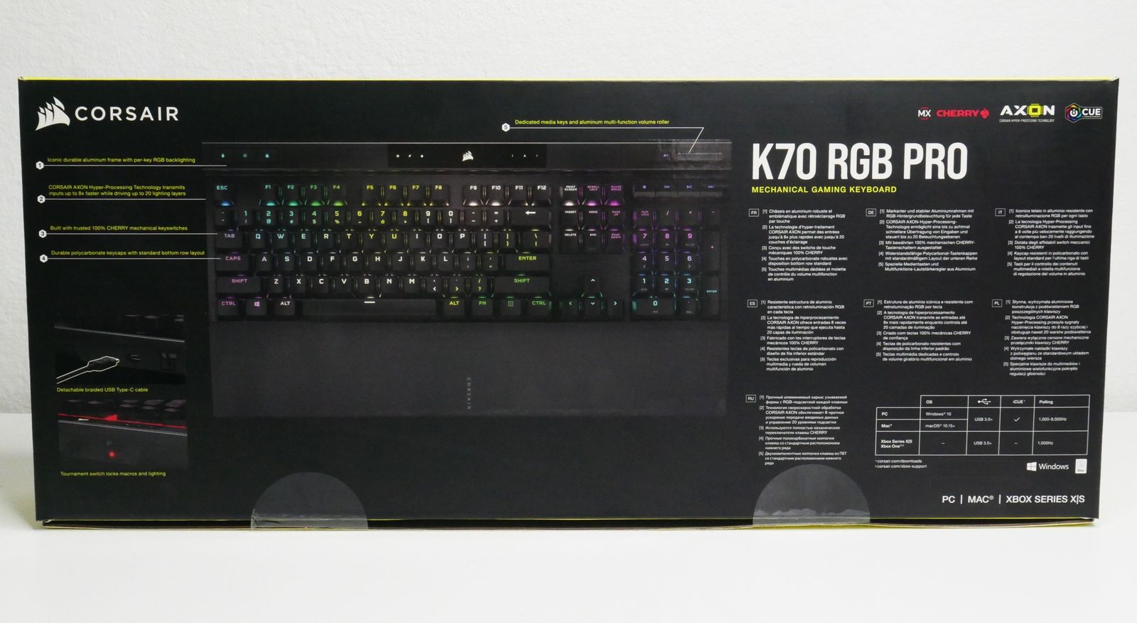 Review Corsair K70 RGB PRO 3