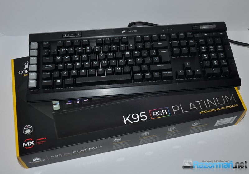 Review Corsair K95 RGB Platinum 100