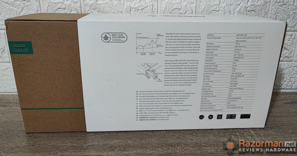 DEEPCOOL MYSTIQUE 360 DEEPCOOL MYSTIQUE 360