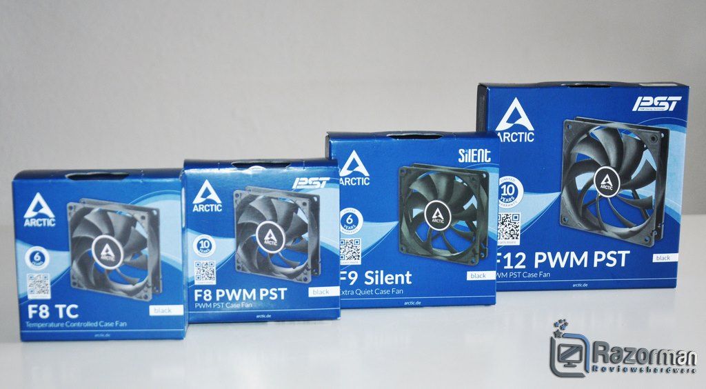 Review ventiladores Arctic F12 , F9, F8 4